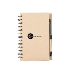 Caderno com Autoadesivos e Caneta