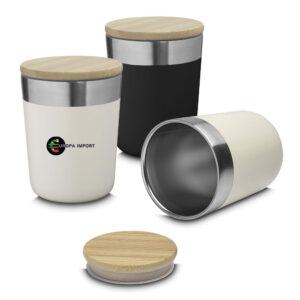 Copo Térmico com Tampa de Bambu